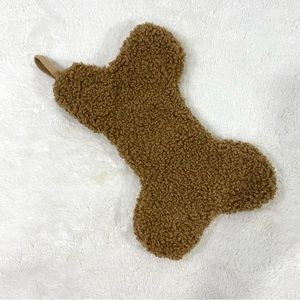 Pottery Barn Cozy Teddy Faux Fur Bone Pet Stocking